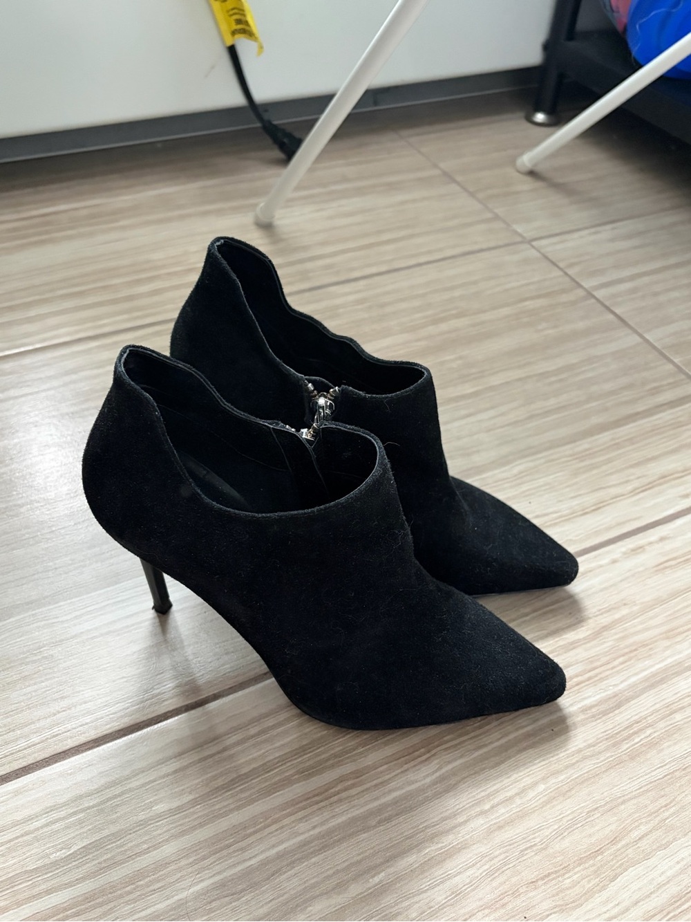 Michale Kors - Black Suede Pointed Toe Women’s Ankle Booties